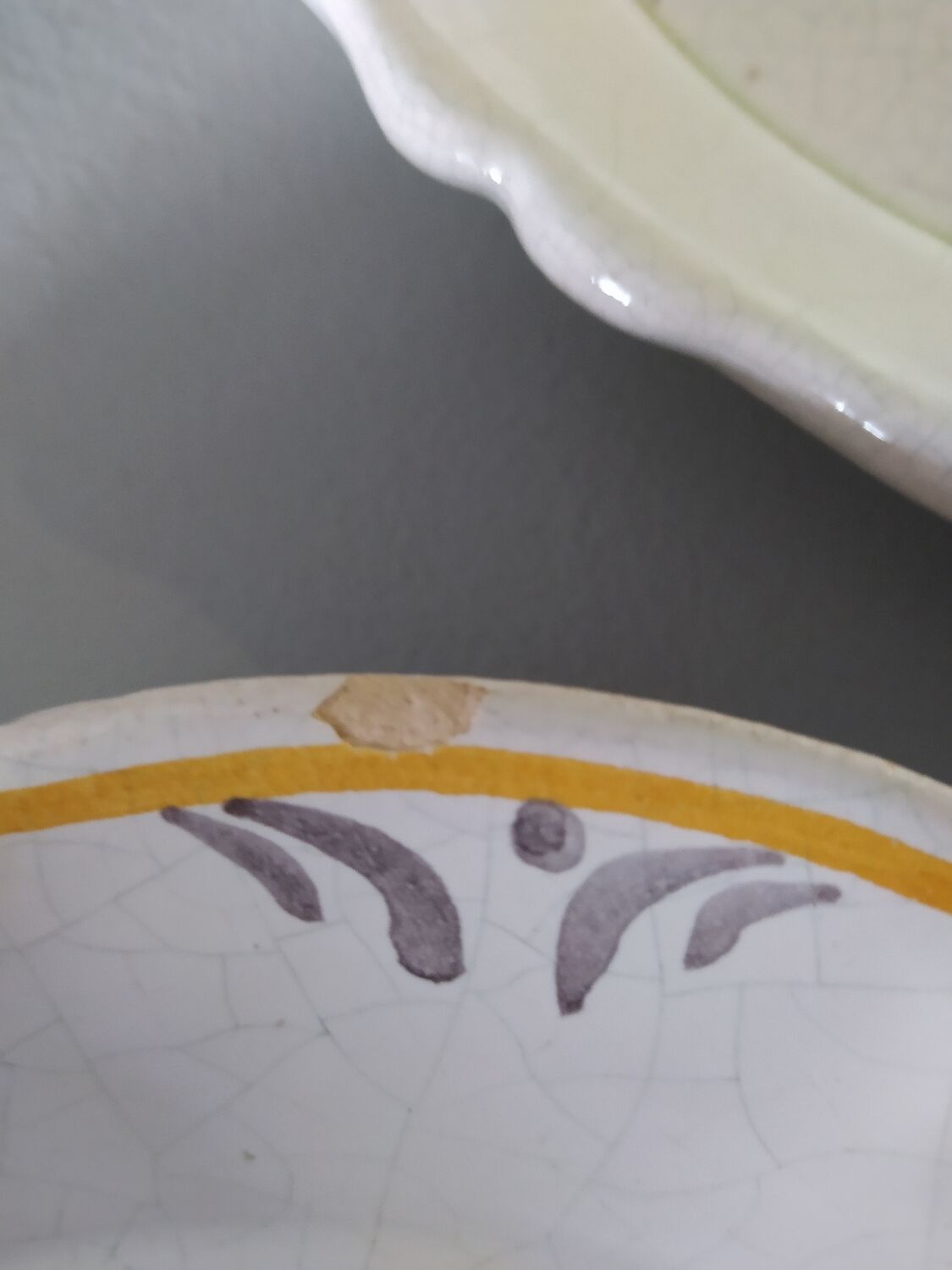 Lot 5 assiettes