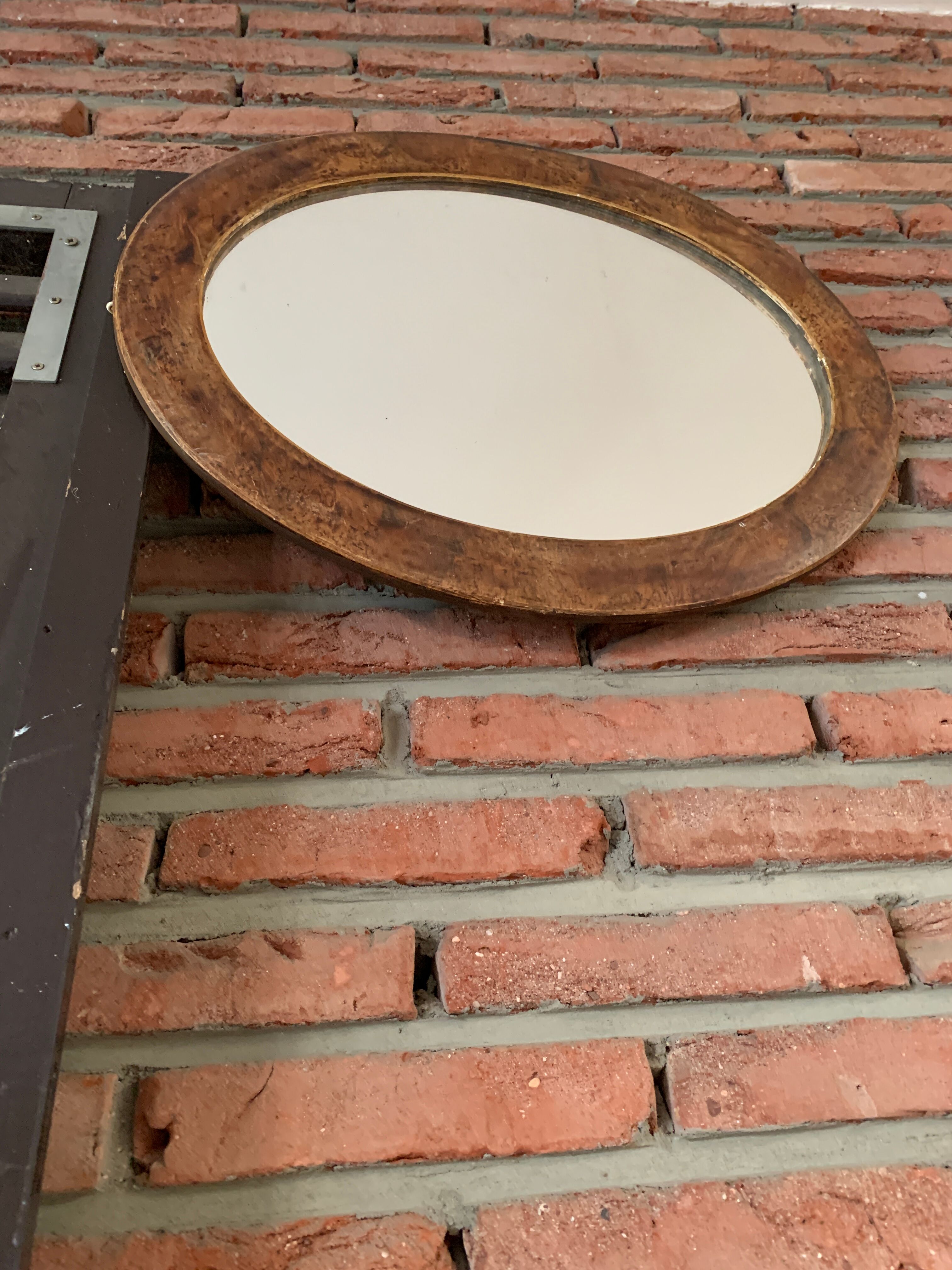 Oval mirror