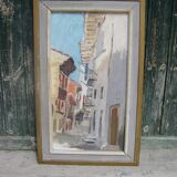 Hondarribia oil painting (municipality in Spain)