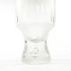 Art Deco ice bucket, glass, Val Saint Lambert, Belgium, 1950s