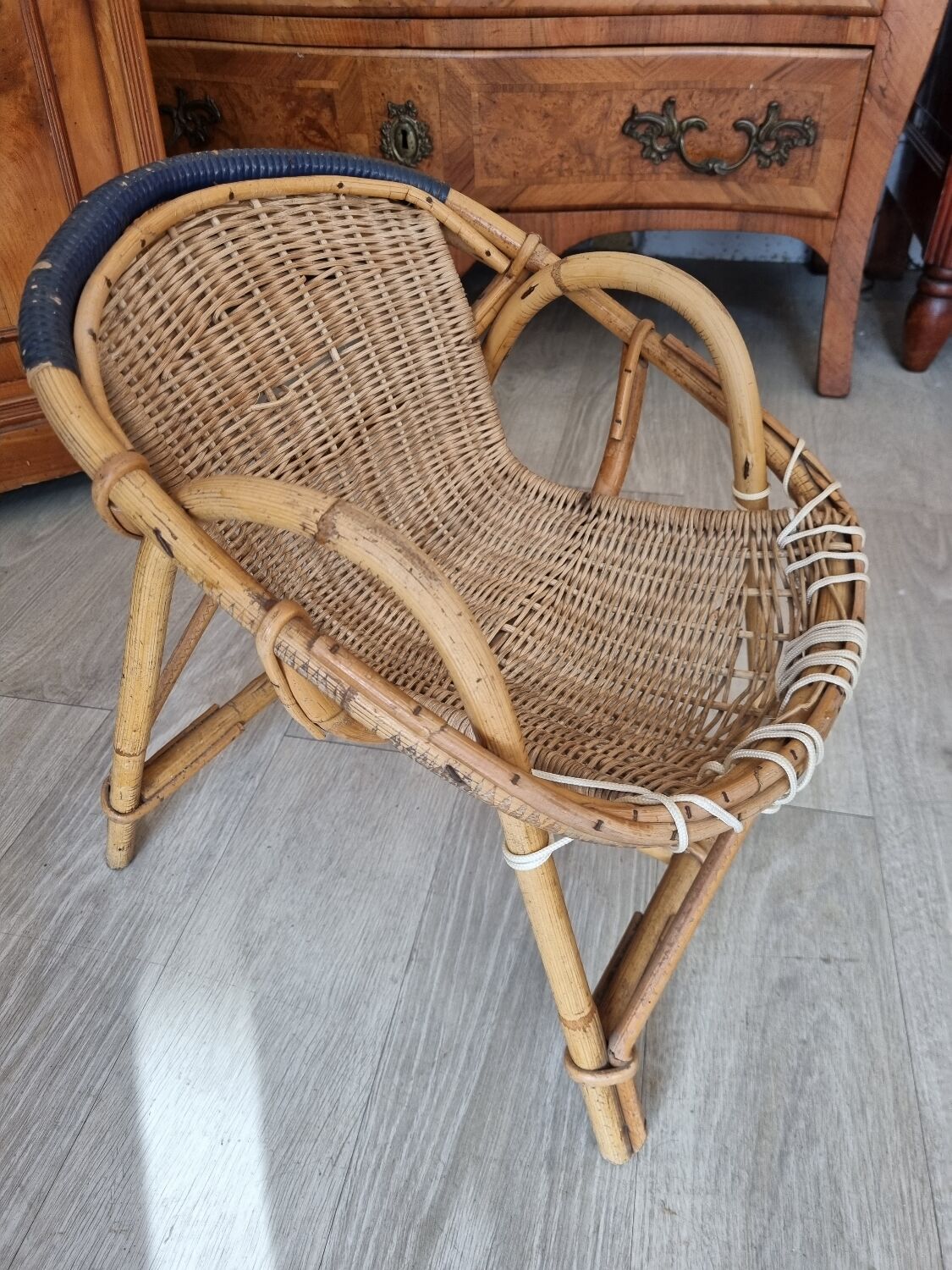 Rattan armchair from 1970