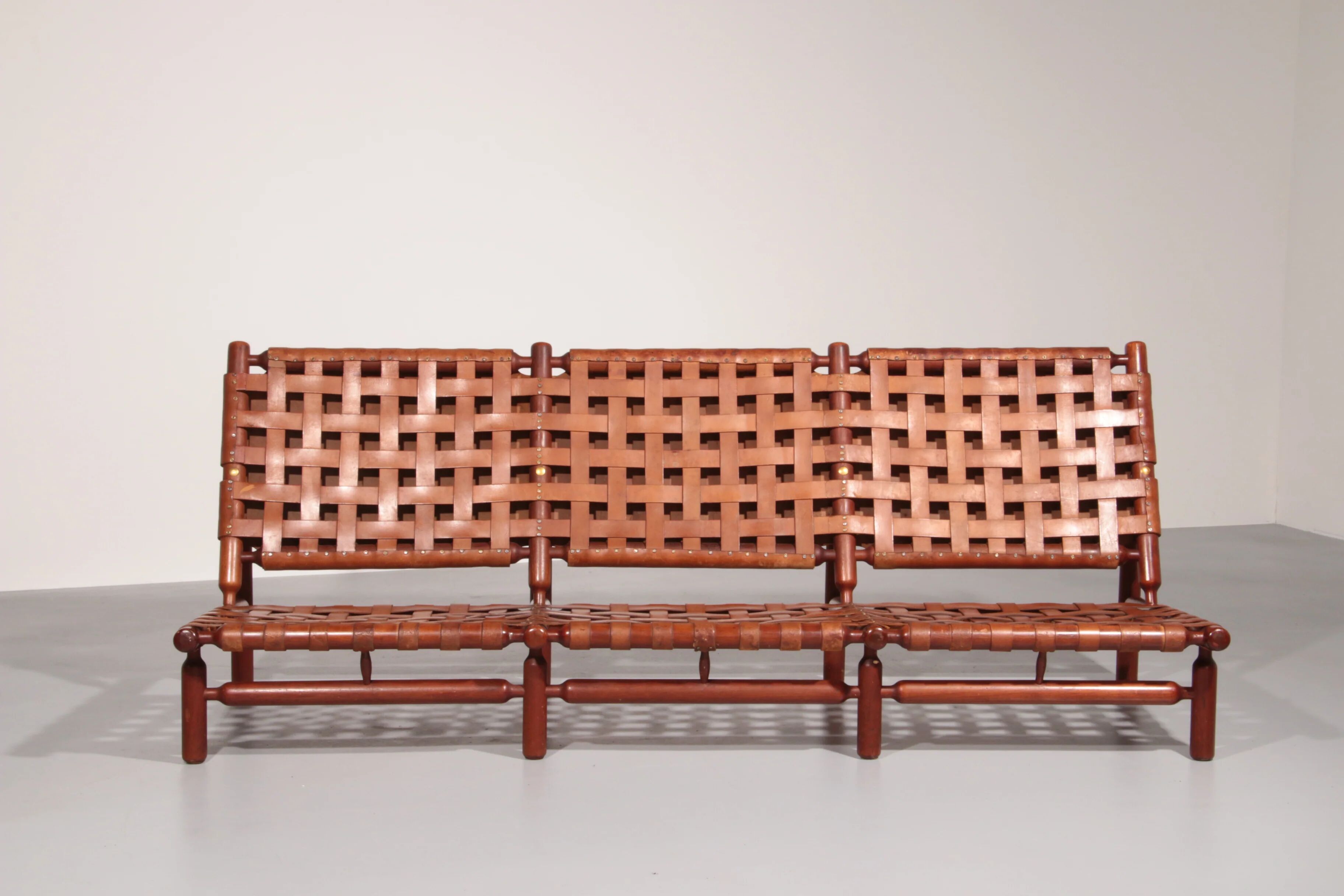 Three-seater sofa by Ilmari Tapiovaara for Paolo Arnaboldi, Italy 1957
