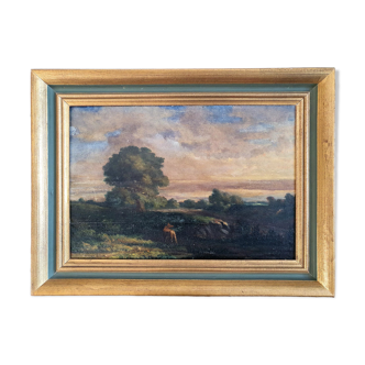 Oil painting on wood 43X33 cm