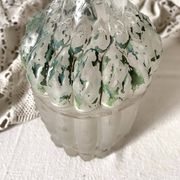 Carafe ancienne asperge Legras fin XIXe
