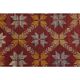 1970s Vintage Turkish Hand-Knotted Wool Cotton Red Area Rug 188x277