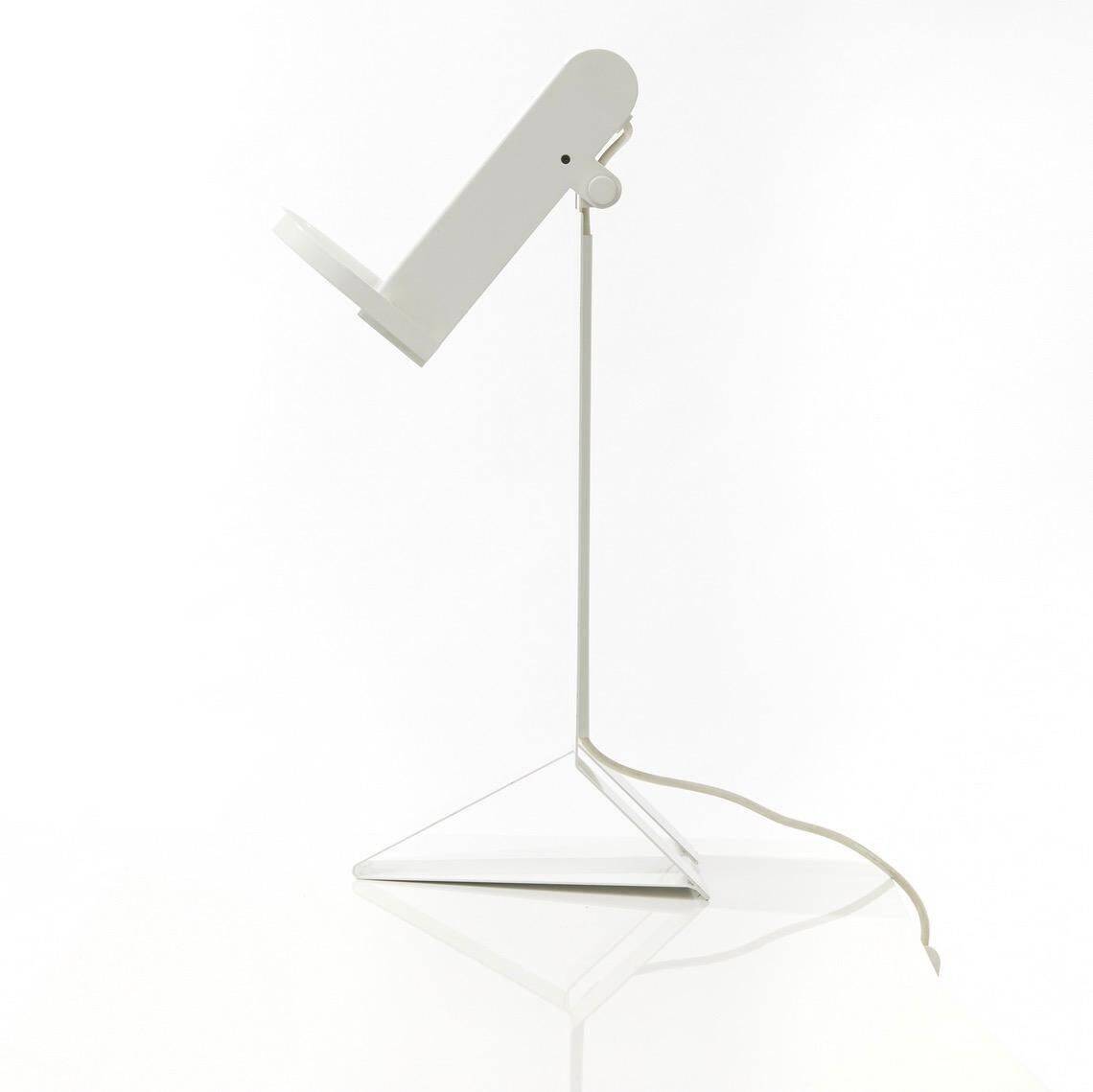 Pair of Vintage Italian Postmodern Loft  Table Lamps in Metal