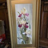 Oil on cardboard The Irises