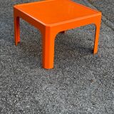 Table basse vintage orange Gilac
