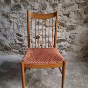 Set of 6 Danish teak dining chairs model 422, attributed to Arne Vodder for Sibast, 1960s.