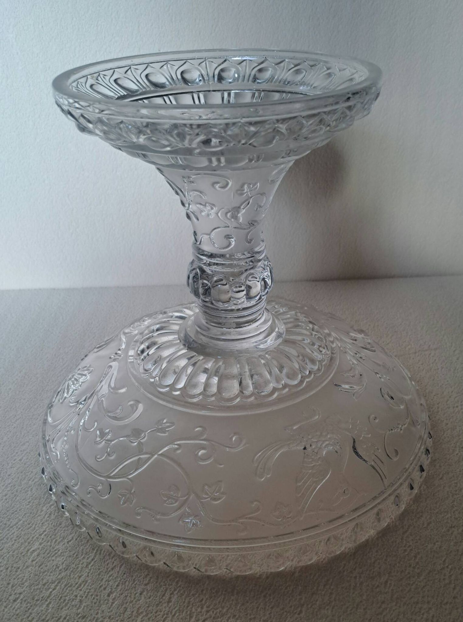 Grande coupe à fruits Baccarat Oiseaux Du Paradis