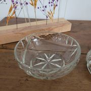 Bonbonnière en cristal ciselée