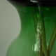 Thick glass vase from Italy, vintage.