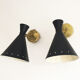 Suite de trois appliques Italiennes de design 1950