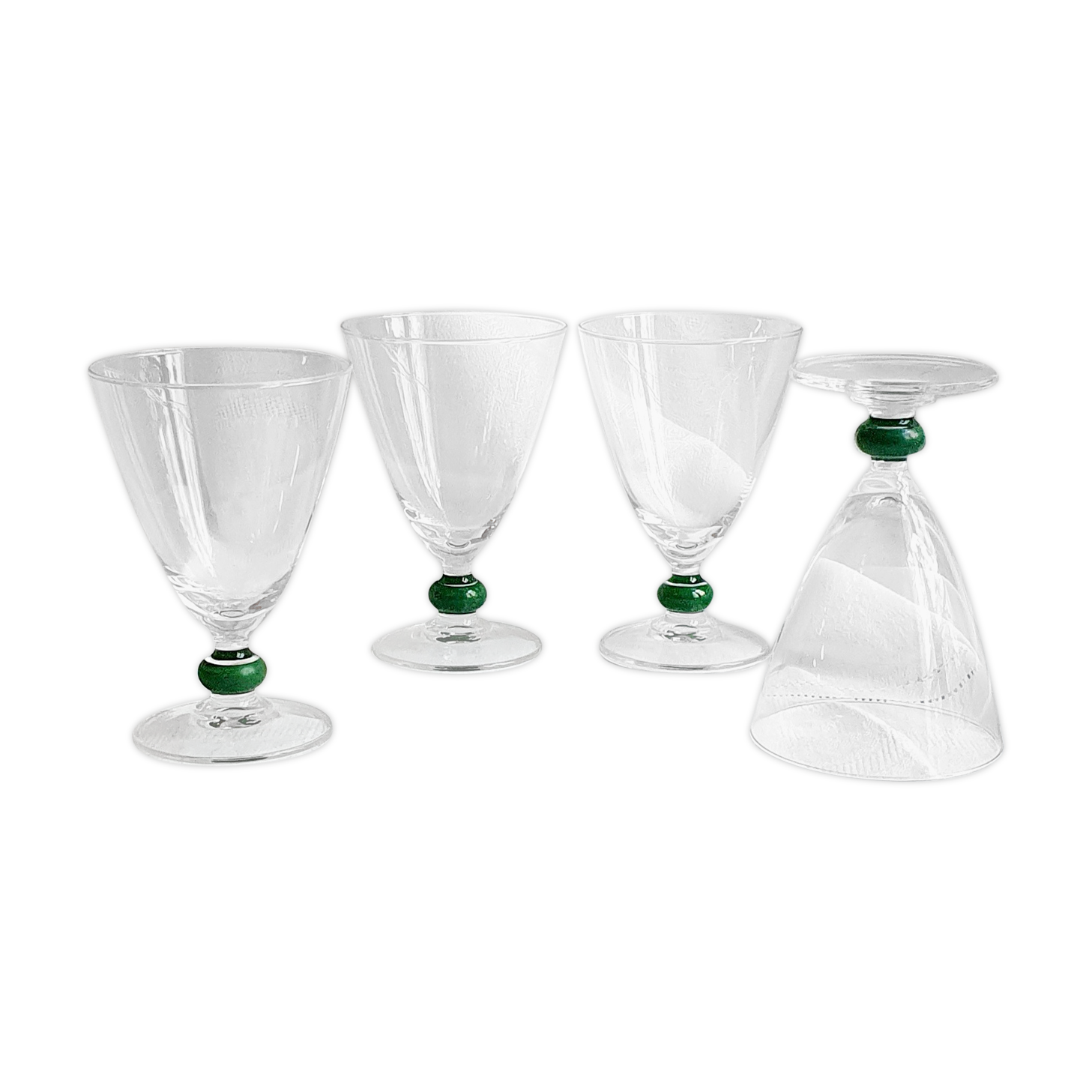 Ensemble de 4 verres à eau à pied