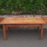 Elm farmhouse table with extensions 6/12 people