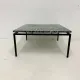 Mid-century modern green marble coffee table, 1970s