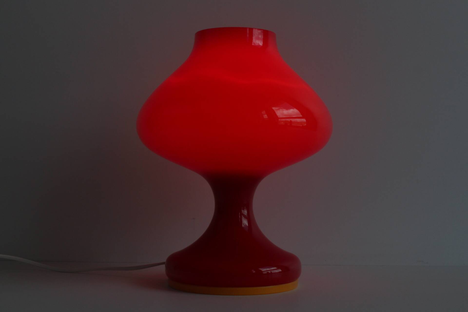 Lampe de table en verre du milieu du siècle, conçue par Stepan Tabera, années 1960