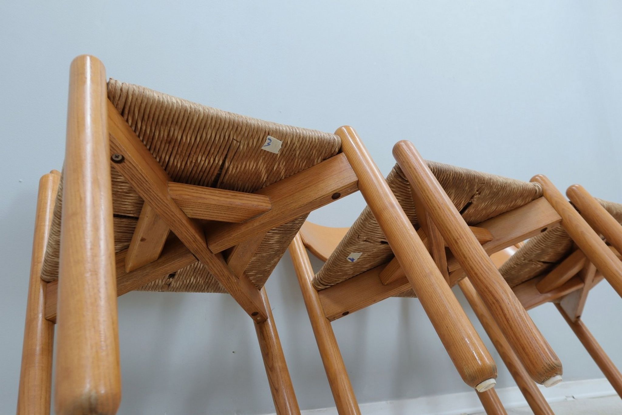 Vintage original set of 4 dining chairs