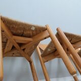 Vintage original set of 4 dining chairs