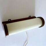 Art Deco Wood Glass Wall Light Bedside