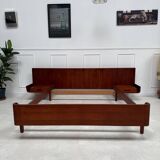 Lit 2 places  scandinave en teck