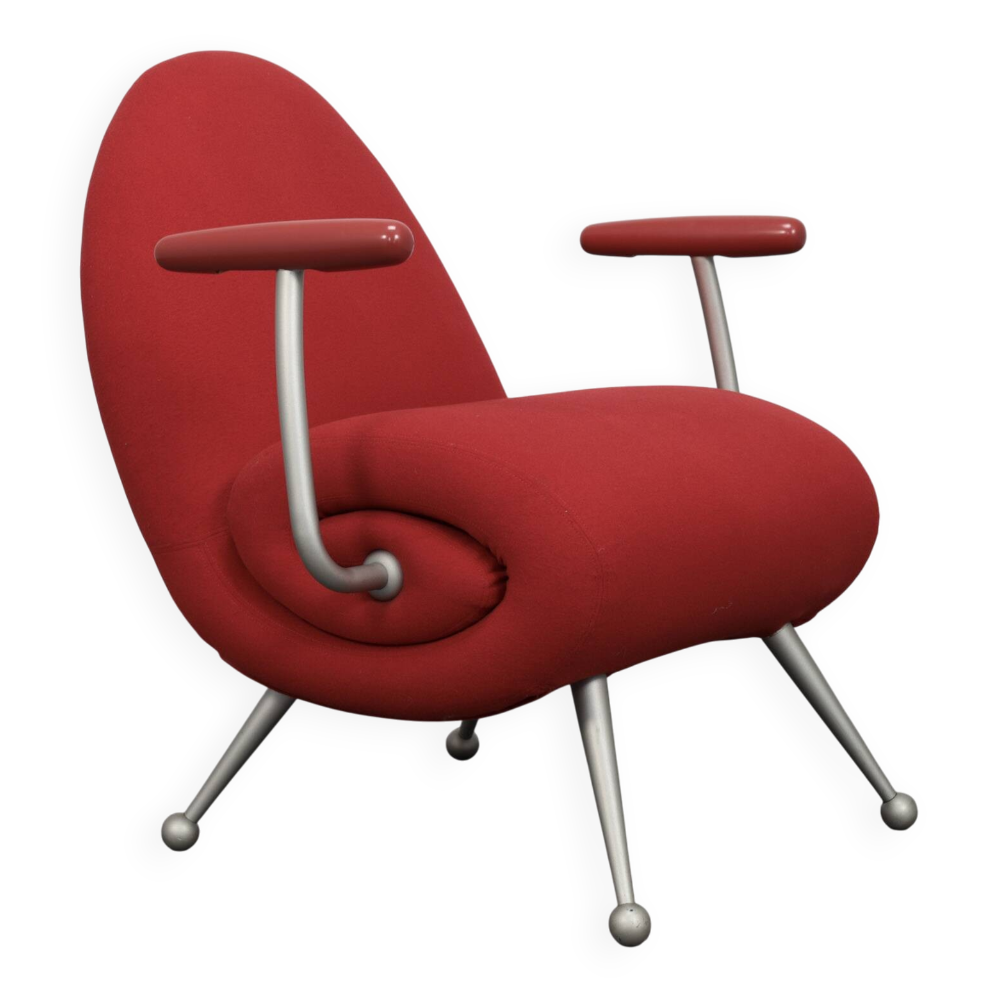 Chiocciola lounge chair by Roberto Semprini for Arredaesse, 1994