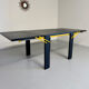 Table à manger extensible postmoderne design italien Lorenzo et Stefani, 1980