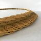 Vintage rattan mirror 47x36 cm 60s