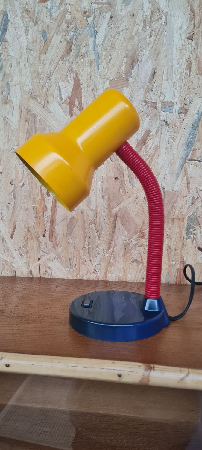 Table lamp primary color 1980