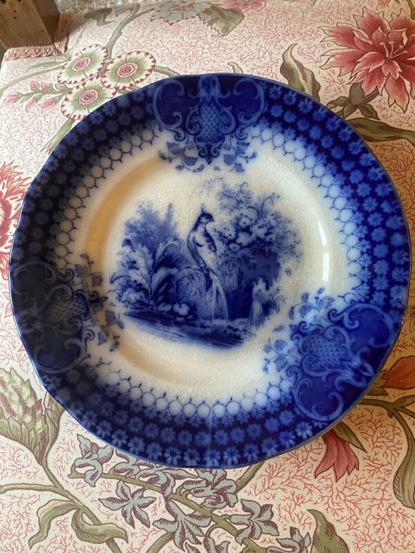 Lot de 4 assiettes à dessert Villeroy et Boch XIX