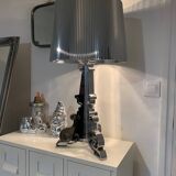 Lampe à poser bourgie chrome kartell