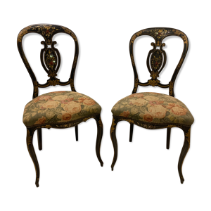 Paire de chaises Napoléon