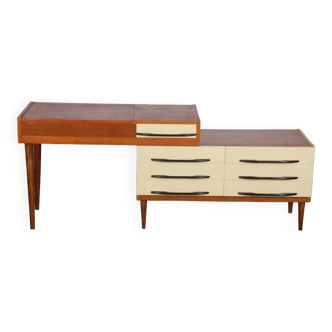 Vintage wooden desk from the 1960s