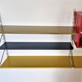 Multicolored wall unit by Tjerk Rijenga for Pilastro, Netherlands, 1960s