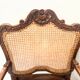Paire de fauteuils de style Régence en bois naturel XIX siècle