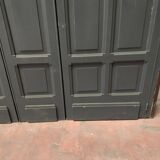 Cupboard front in patinated beech Doors 20th century