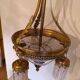 Lustre panier ancien en bronze
