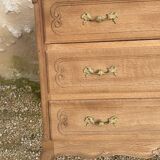 Louis XV style oak chest of drawers