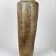 Vase en grès pyrité à décor de vagues scarifiées - Années 70