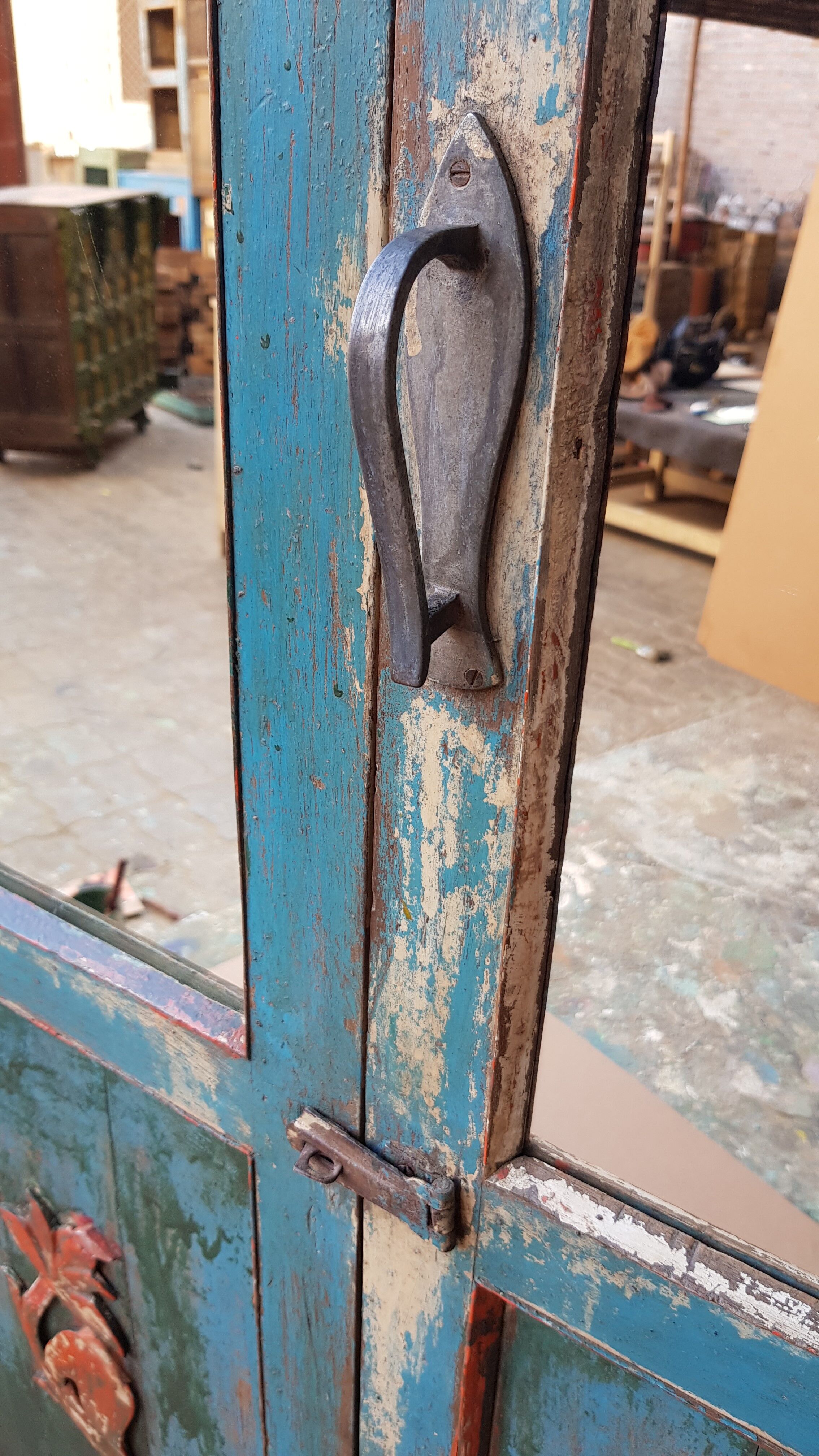Burmese teak cupboard cabinet
