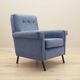 Blue armchair, Italian design, 1970s, production: Italy