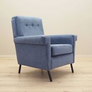 Fauteuil italien bleu, années 70