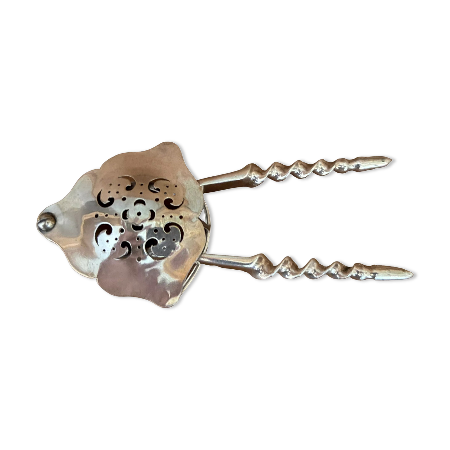 Old lemon silver metal press