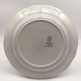 6 flat plates "Digoin Sarreguemines" model Arabesques