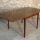 Extendable dining table "flip-top"/"wallet" Scandinavian vintage teak by Nils Jonsson for TROEDS