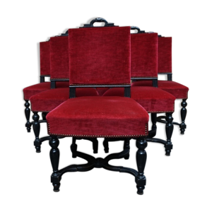 6 chaises d'époque Napoléon