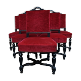 6 chairs Napoleon III