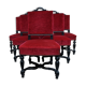 6 chairs Napoleon III