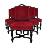 6 chaises d'époque Napoléon III
