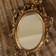 Mirror gilded wood worked vintage